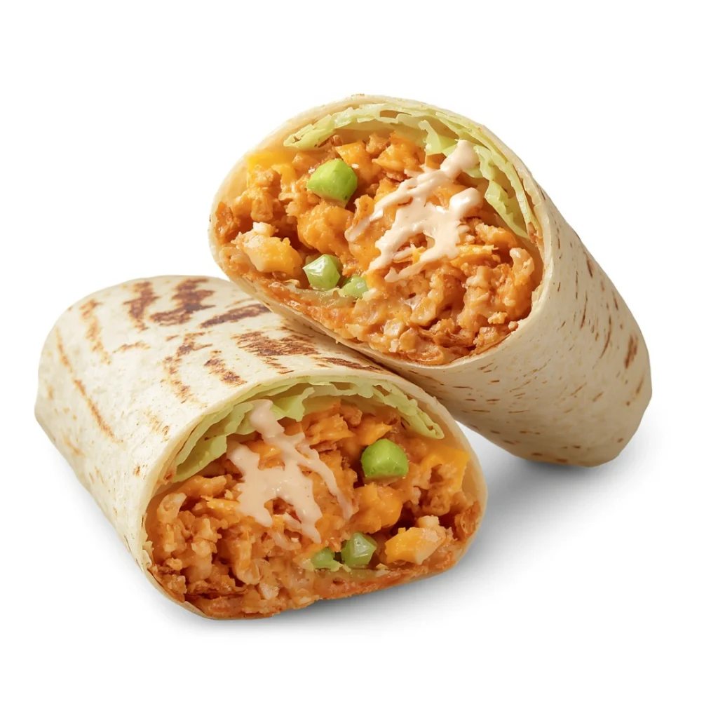 Buffalo Chicken Burritos