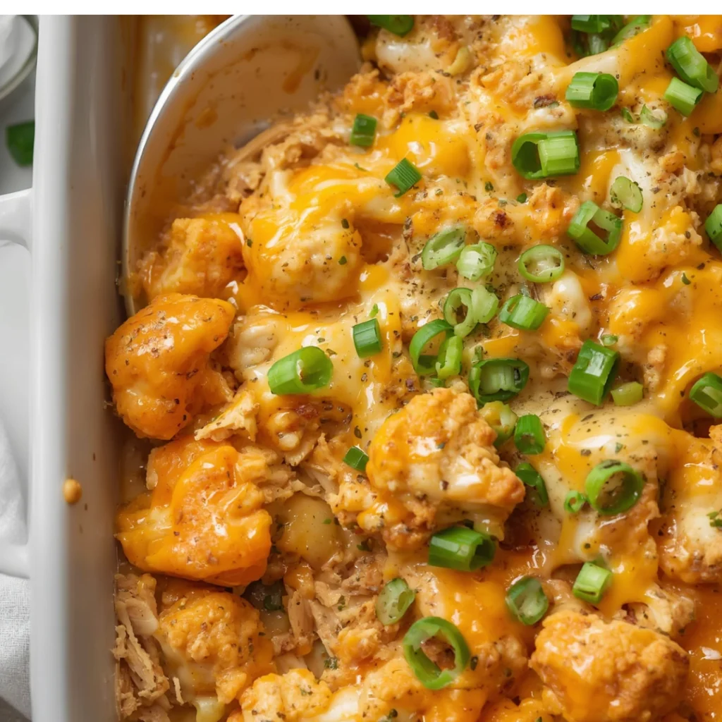 Buffalo Chicken Casserole