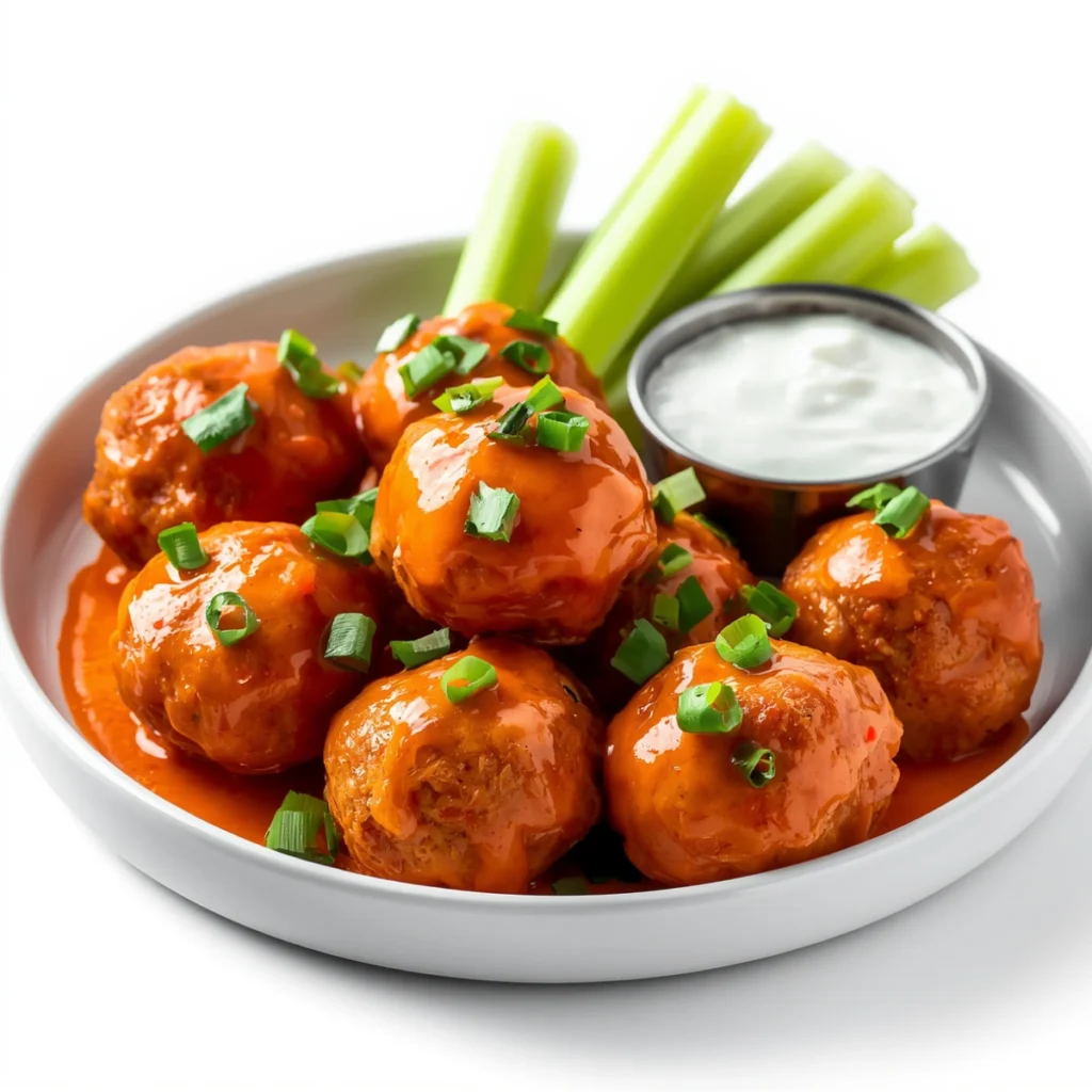 Buffalo Chicken Meatballs