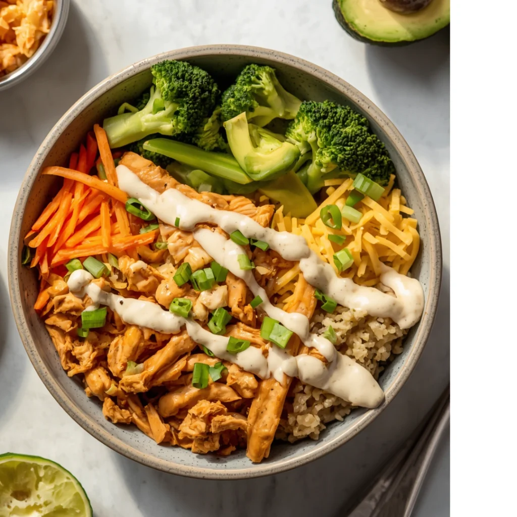Buffalo Chicken Rice Bowls