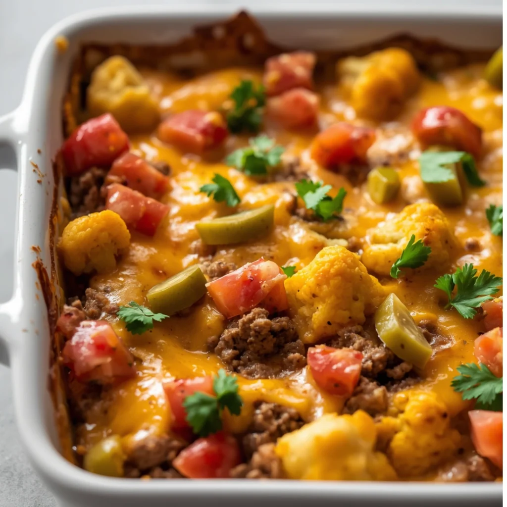 Cheeseburger Casserole