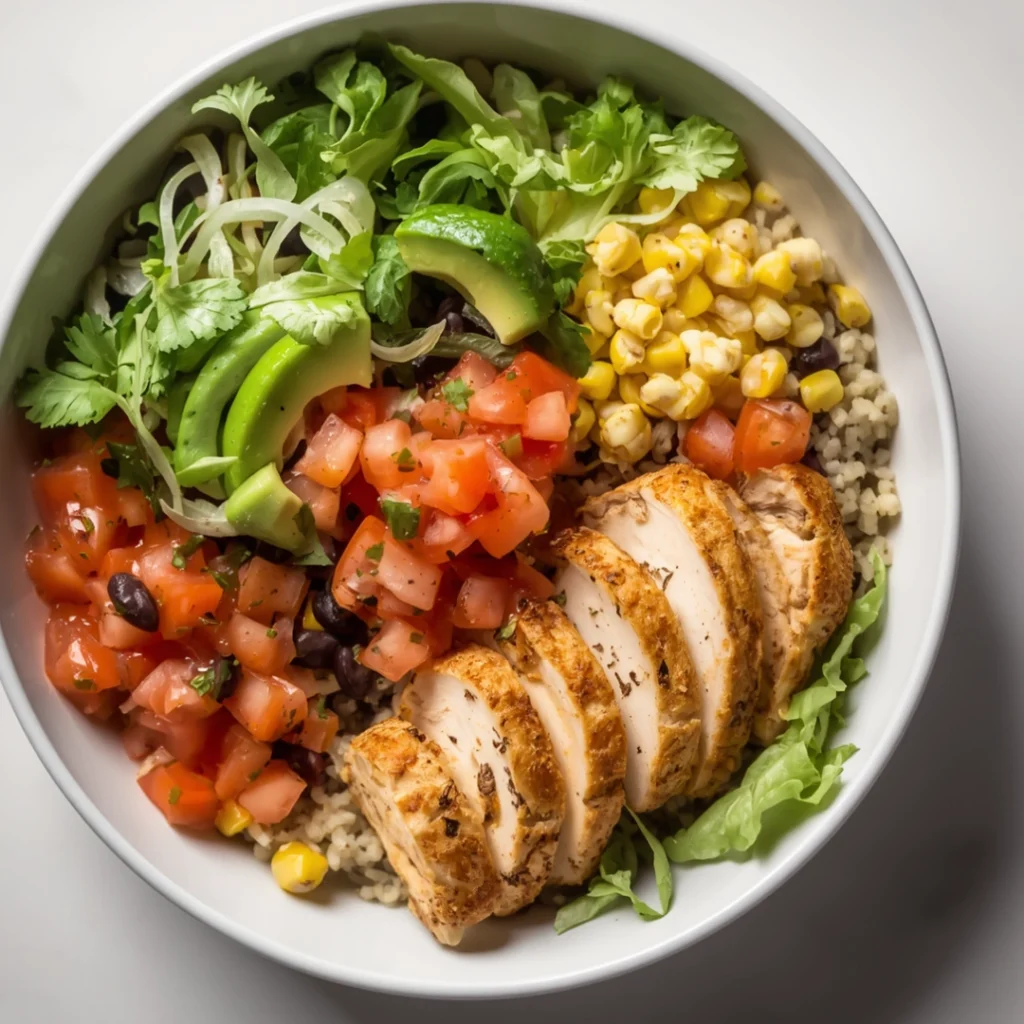 Chicken Avocado Burrito Bowl