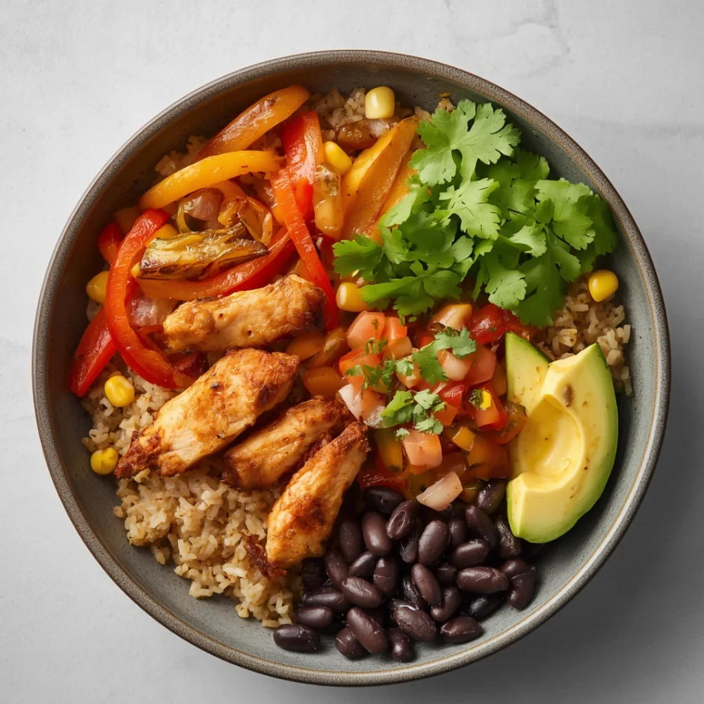 Chicken Fajita Bowl 1