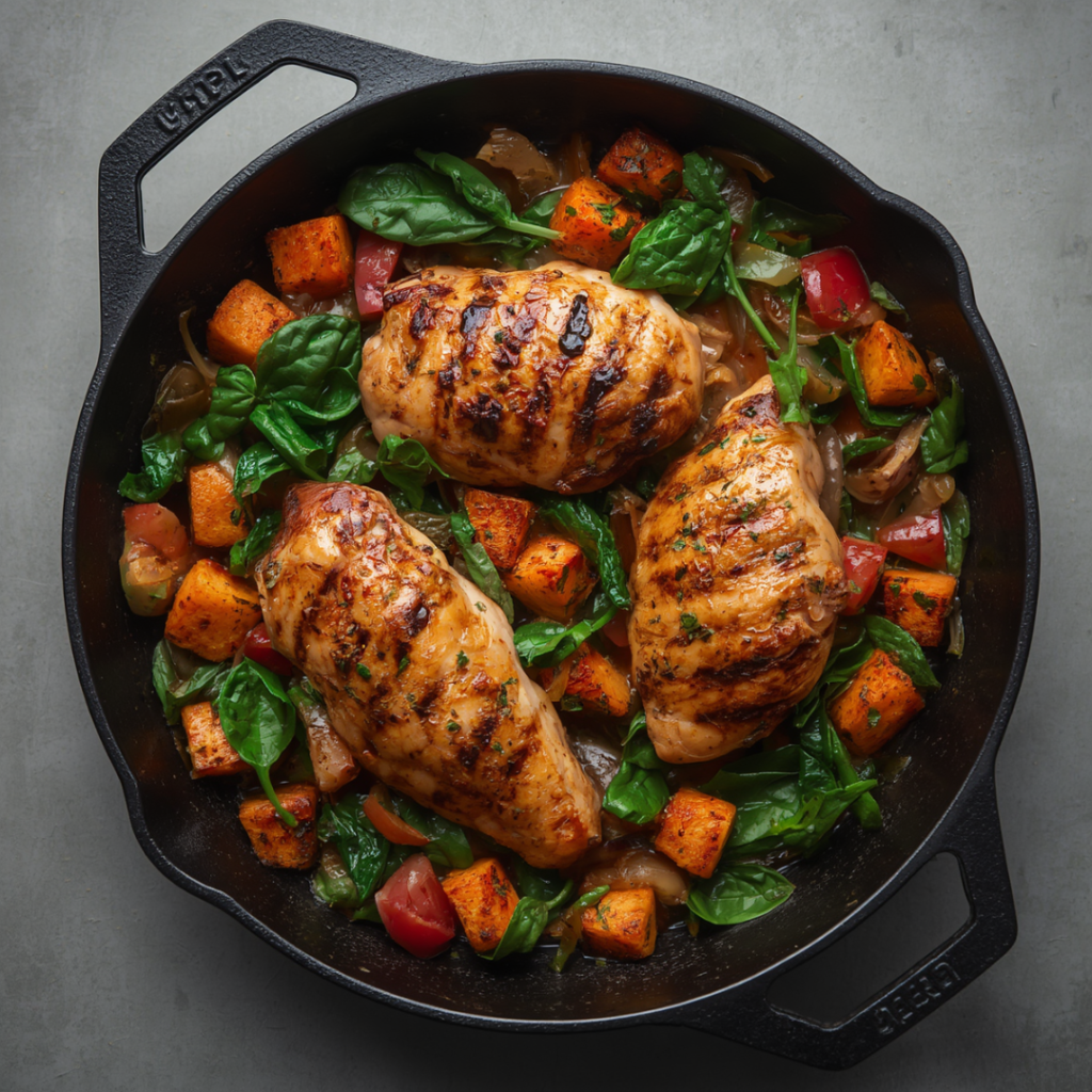 Chicken Sweet Potato Skillet