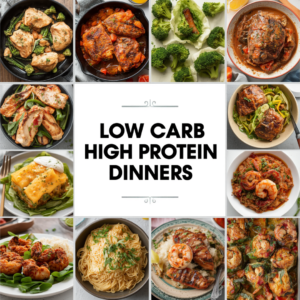 12 Low Carb High Protein Dinners Under 550 Calories