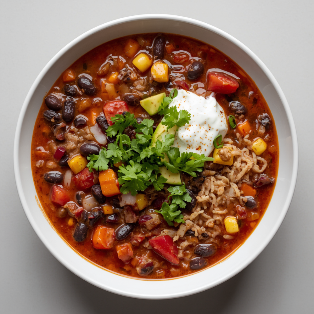 High Protein Veggie Chili