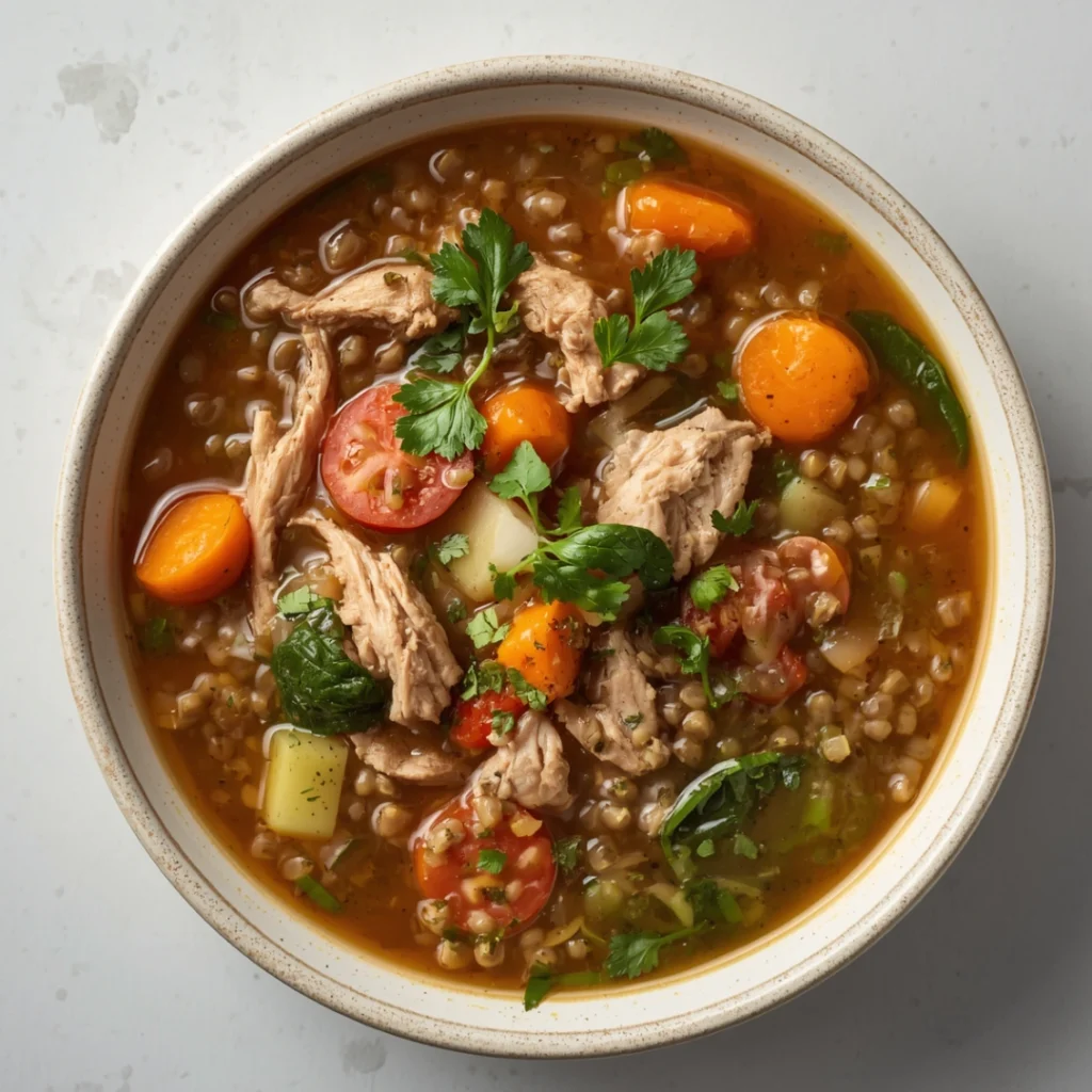 Lentil Chicken Soup