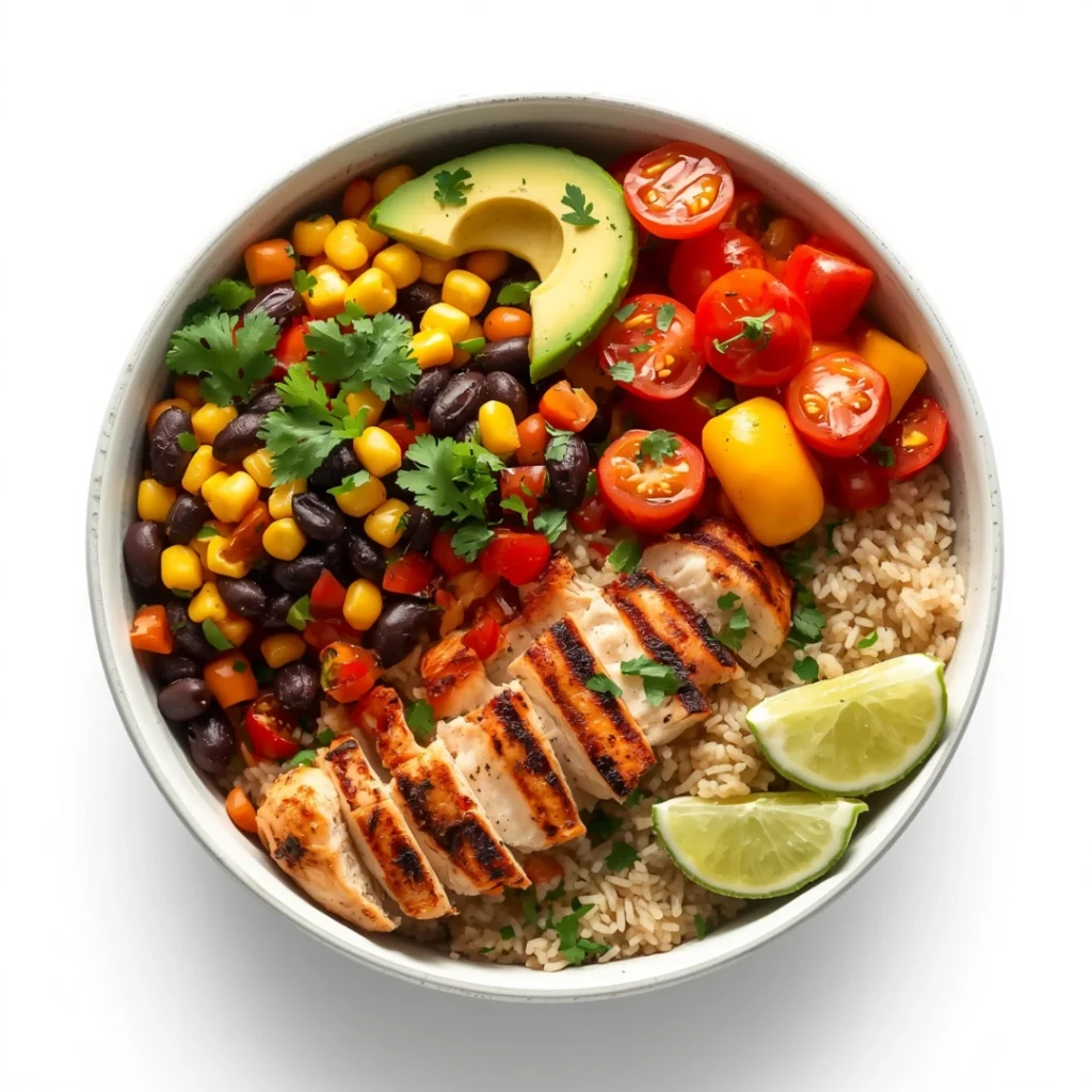 Southwest Chicken Avocado Bowl