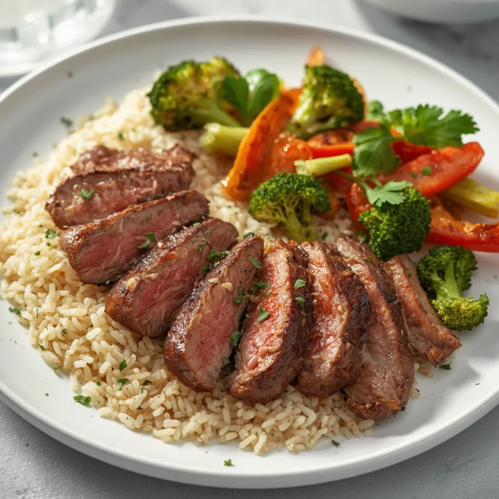 Steak and Rice