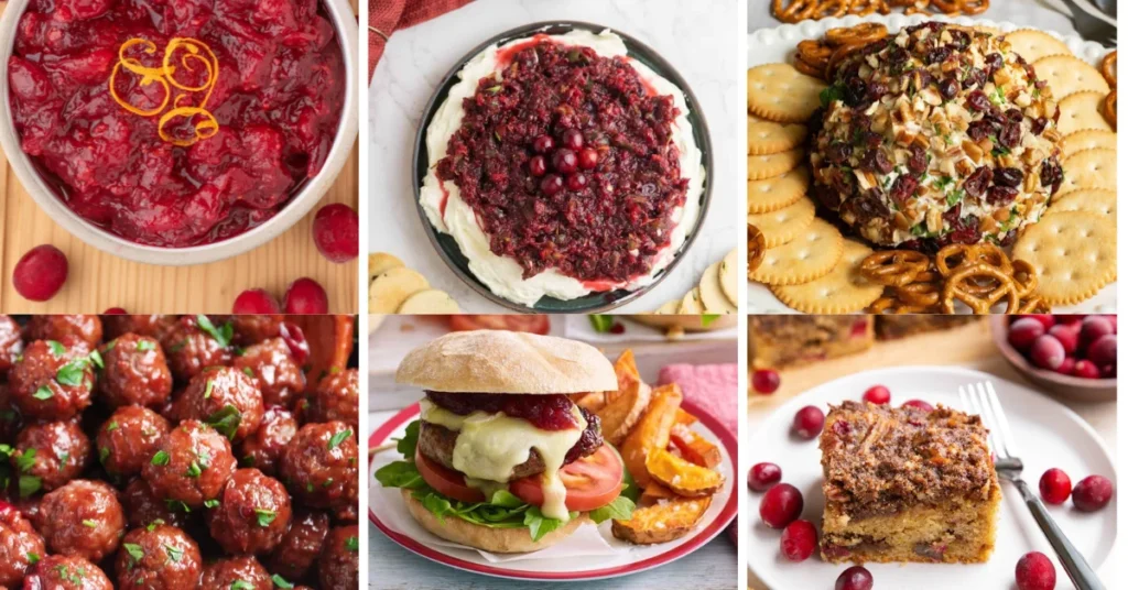 BEST FESTIVE CRANBERRY RECIPES