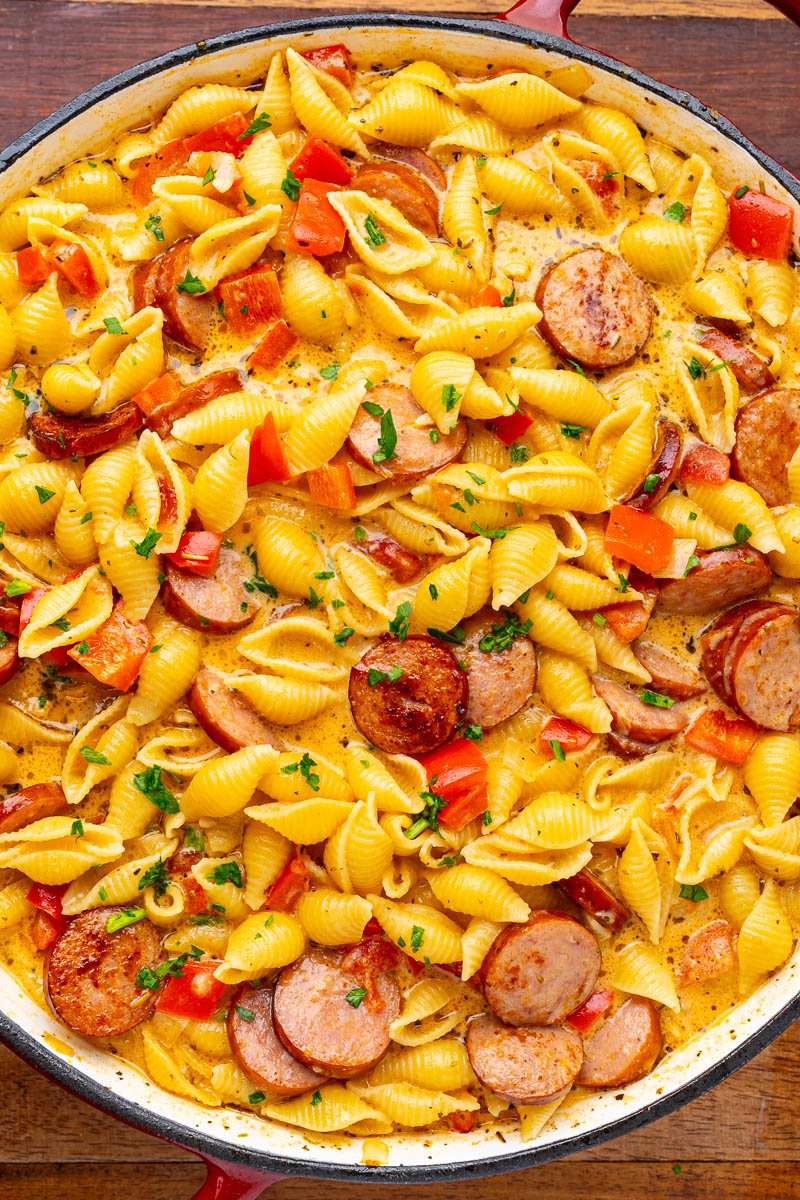 Cheesy Kielbasa Pasta 1200 3136