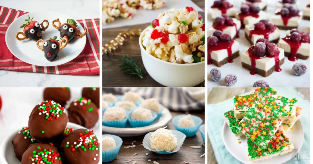 EASY NO BAKE CHRISTMAS TREATS FOR THE HOLIDAYS