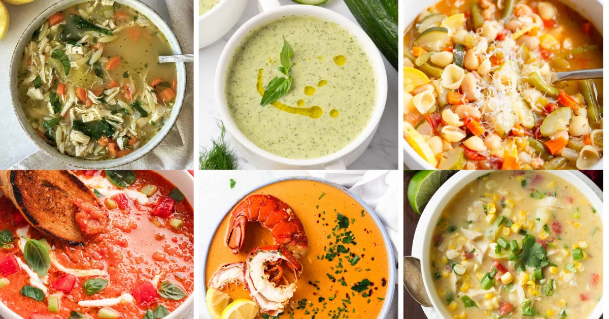 FLAVOUR PACKED LIGHT SUMMER SOUP RECIPES