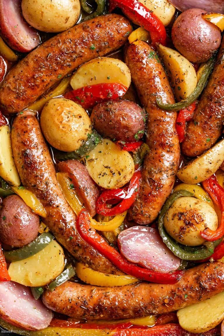 sausage and potato sheet pan dinner recipe 768x1152 1